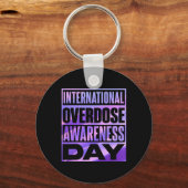 Porte-clés Journée internationale de sensibilisation à la sur (Recto)