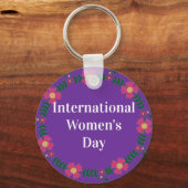 Porte-clés Journée internationale des femmes violettes (Recto)
