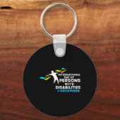 Porte-clés Journée internationale des personnes handicapées 1 (Recto)