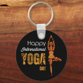 Porte-clés Journée internationale du yoga (Recto)
