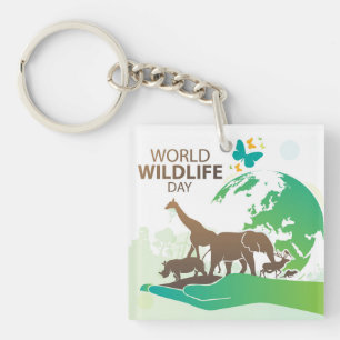Porte-clés Journée mondiale de la faune