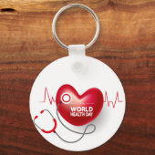 Porte-clés Journée mondiale de la santé (Recto)