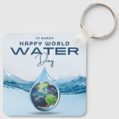Porte-clés Journée mondiale de l'eau (Dos)