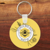 Porte-clés Journée mondiale des abeilles (Verso)