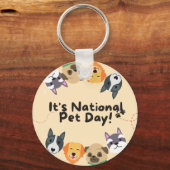 Porte-clés Journée nationale de la animal (Recto)