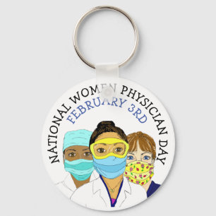 Porte-clés Journée nationale des femmes médecins 3 février