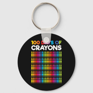 Porte-clés Jours De Crayons Pour Filles Enfants 100e Jour De