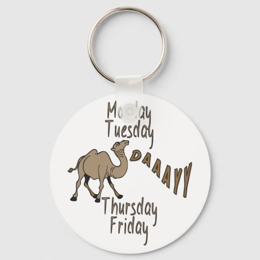 Porte-clés Jours de la Semaine de la Humidité (Recto)