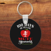 Porte-clés Jours D'Enseignant D'École Virtuelle S'Il Vous Pla (Recto)