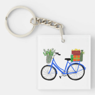 Porte-clés Jours fériés de Noël à vélo Noël