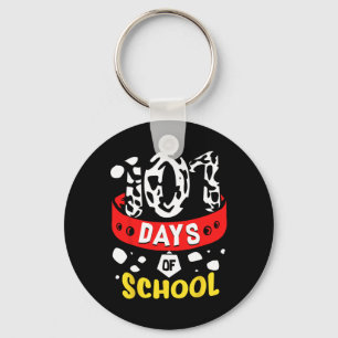 Porte-clés Jours scolaires T Chien dalmate 100e Sayings T