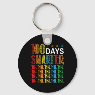 Porte-clés Jours Smarter Happy 100th Day Of School Student Te
