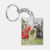 Porte-clés Joust médiéval En face du Château (Devant gauche)