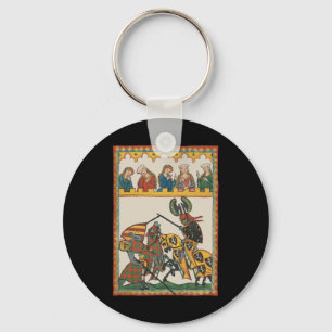 Porte-clés Jousting Knights At A Tournament