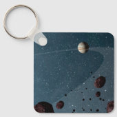 Porte-clés Jovian Trojans Astéroïdes. (Recto)