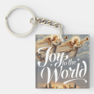 Porte-clés Joy to the World Christmas Design
