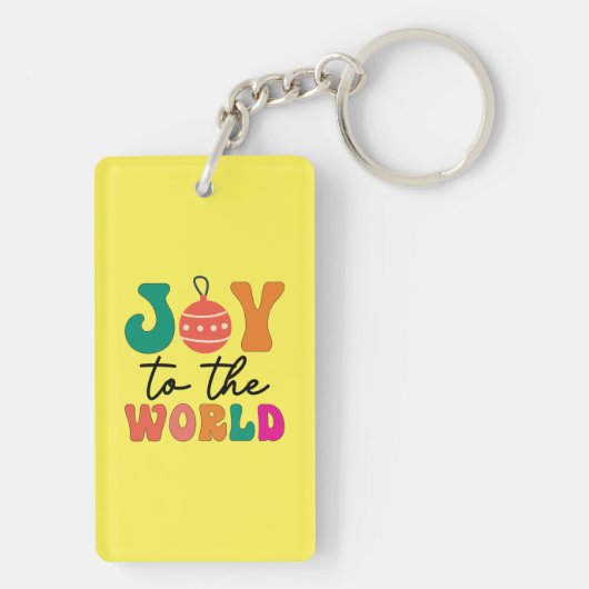 Porte-clés Joy to The World - Christmas Design-50835 (Dos)