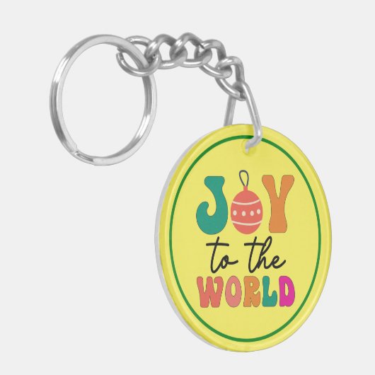 Porte-clés Joy to The World - Christmas Design-50835 (Devant gauche)