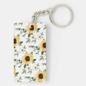 Porte-clés Joyeuse Fête des Mères Photo Arch Aquarelle Tourne (Dos)