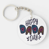 Porte-clés Joyeuse fête du Dada Bonne Fête des pères | PORTE  (Devant)