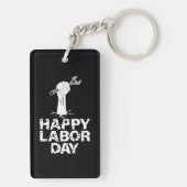 Porte-clés Joyeuse fête du Travail (Dos)