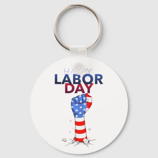 Porte-clés Joyeuse fête du Travail  (Recto)