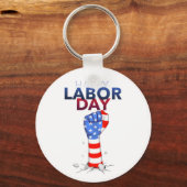 Porte-clés Joyeuse fête du Travail  (Recto)