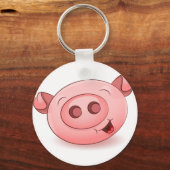 Porte-clés Joyeuse icône de porc (Recto)