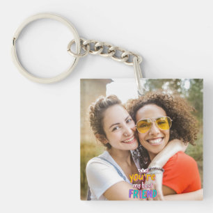 Porte-clés Joyeuse Journée de l'amitié MEILLEUR AMI PHOTO