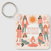 Porte-clés joyeuse journée internationale des femmes (Recto)