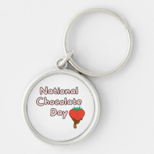 Porte-clés Joyeuse journée nationale du chocolat