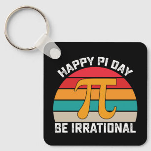 Porte-clés Joyeuse Journée Pi Soyez Irrationnel Drôle De Math