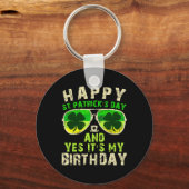 Porte-clés Joyeuse Saint-Patrick Anniversaire Saint-Paddy Fem (Recto)