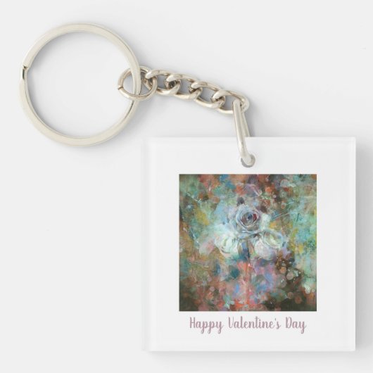 Porte-clés Joyeuse Saint-Valentin. (Devant)