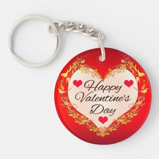 Porte-clés Joyeuse Saint-Valentin !-47949 (Devant)