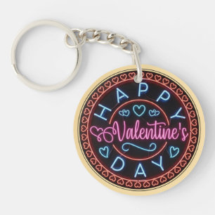 Porte-clés Joyeuse Saint-Valentin Cercle Design-67128
