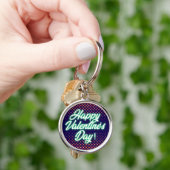 Porte-clés Joyeuse Saint-Valentin Néon Design-23692 (main)