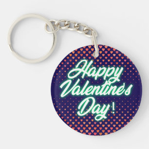 Porte-clés Joyeuse Saint-Valentin Néon Design-23692
