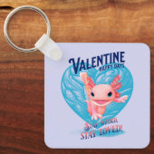Porte-clés Joyeuse Saint-Valentin Restez bizarre restez aimé  (Recto)