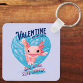 Porte-clés Joyeuse Saint-Valentin Restez bizarre restez aimé  (Verso)
