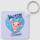 Porte-clés Joyeuse Saint-Valentin Restez bizarre restez aimé  (Dos)