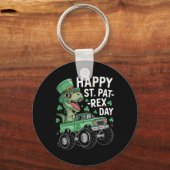 Porte-clés Joyeuse St Pat-rex Patricks Day Dinosaure Monstre (Recto)