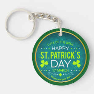 Porte-clés Joyeuse St. Patrick, "Chance des Irlandais"