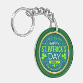 Porte-clés Joyeuse St. Patrick, "Chance des Irlandais" (Devant gauche)