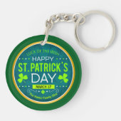 Porte-clés Joyeuse St. Patrick, "Chance des Irlandais" (Dos)