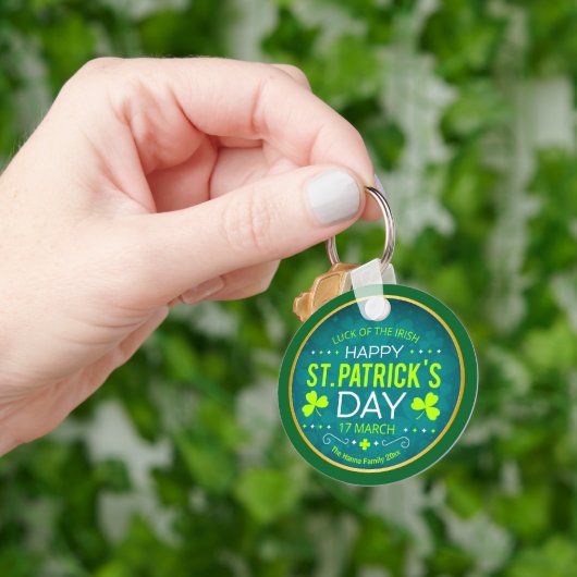 Porte-clés Joyeuse St. Patrick, "Chance des Irlandais" (main)