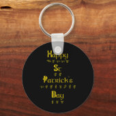 Porte-clés Joyeuse St Patrick Deaf Pride Langue des Signes (Verso)