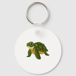 Porte-clés Joyeuse tortue de mer, un joyeux coup d'art