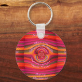 Porte-clés Joyeuses couleurs Joyeux Noël Bonne année design (Recto)