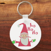 Porte-clés Joyeuses fêtes Ho Ho Joyeux Noël (Recto)